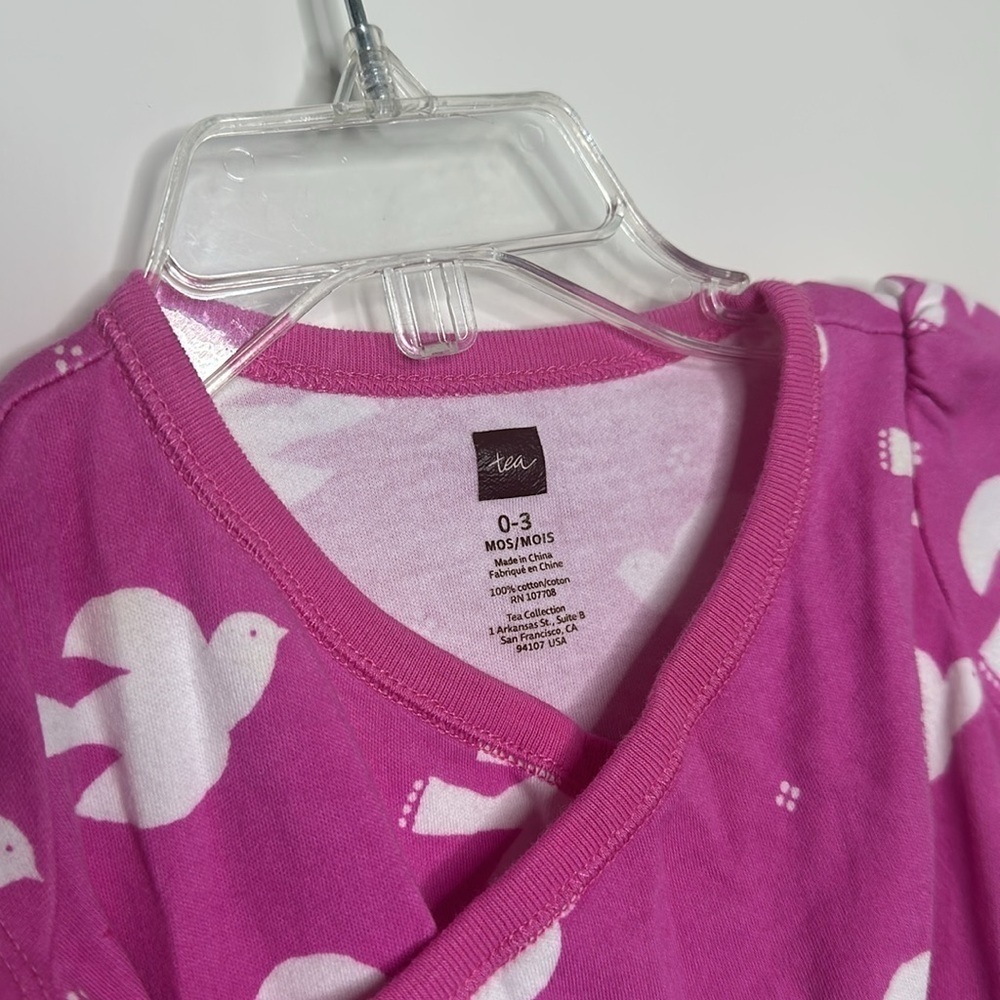 Tea collection baby girls romper size 0 to 3 months EUC - Picture 2 of 4